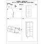 MOBILNY STOJAK SZKOLNY GRID 63 38,5 164 cm